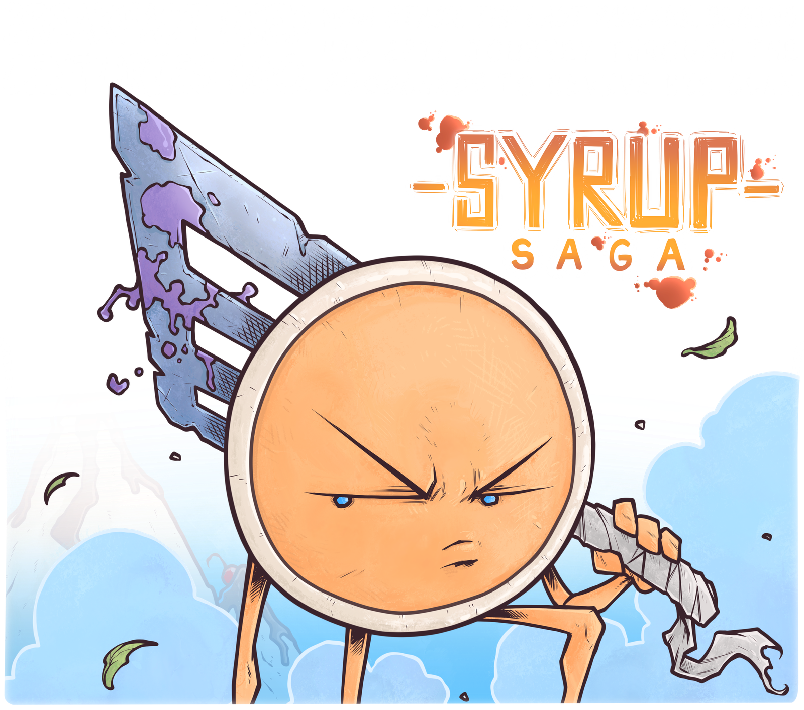 Cover art with comic